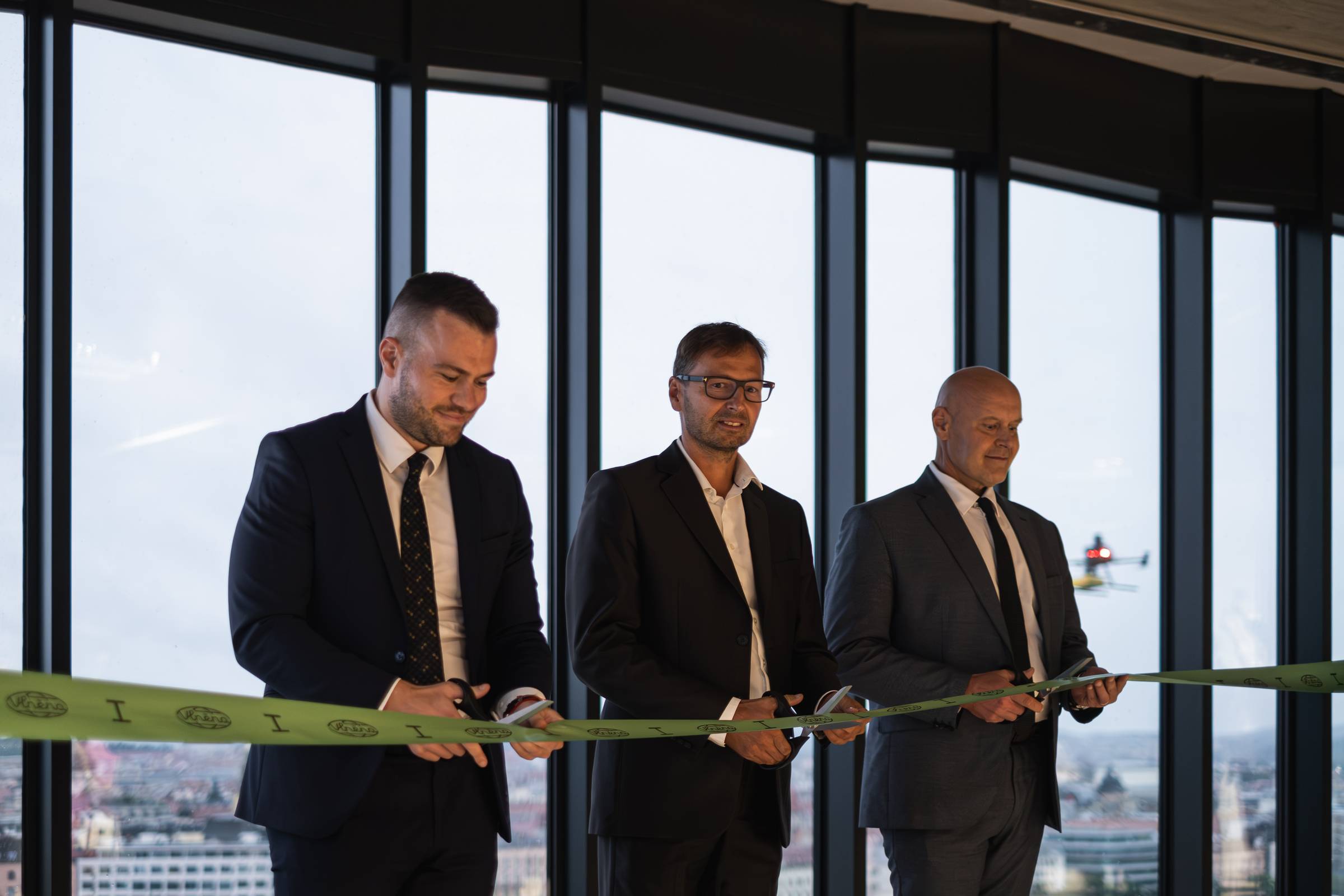 Jakub Kodr - CTP Head of Business Development, CZ | Jíří Oliva - City Councilor of Brno for Property Affairs | Michal Dospěl - CTP Director of Construction for the South Moravia